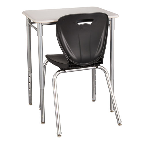 Learniture Rectangle Adjustable Height Collaborative School Desk Wayfair